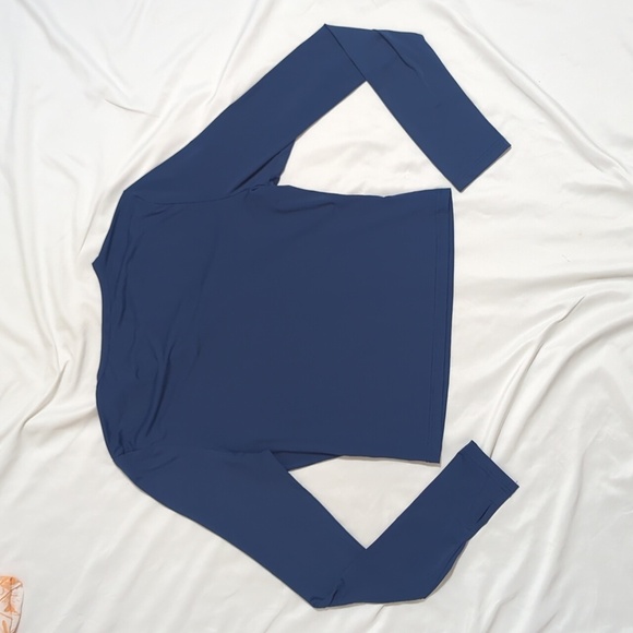 Princess Polly Farro Long Sleeve Top, Color Navy Size 10 - Picture 5 of 15